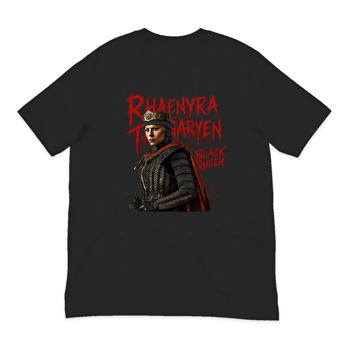 House of the Dragon Rhaenyra T-Shirt in Black