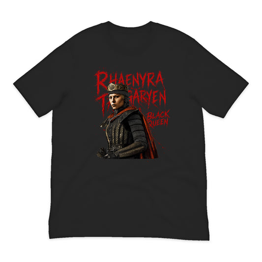 House of the Dragon Rhaenyra T-Shirt in Black