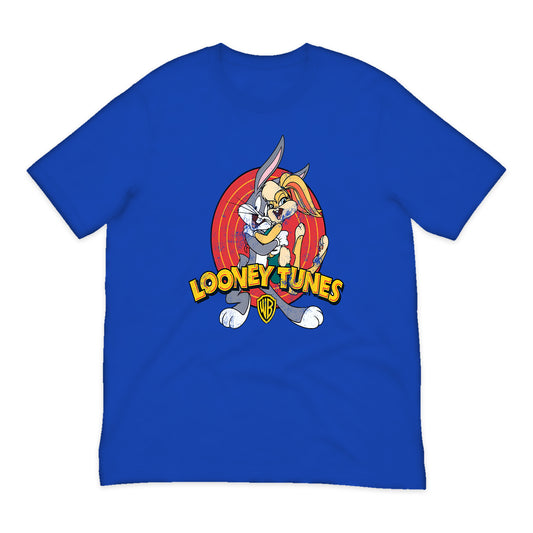 Looney Tunes Bugs and Lola T-Shirt in Royal Blue