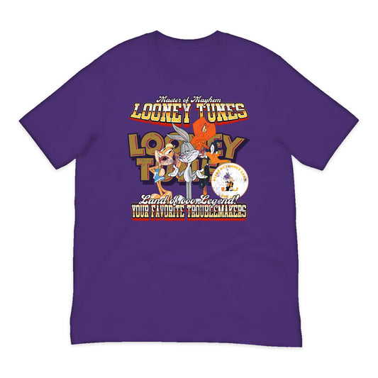 Looney Tunes Troublemakers T-Shirt in Purple