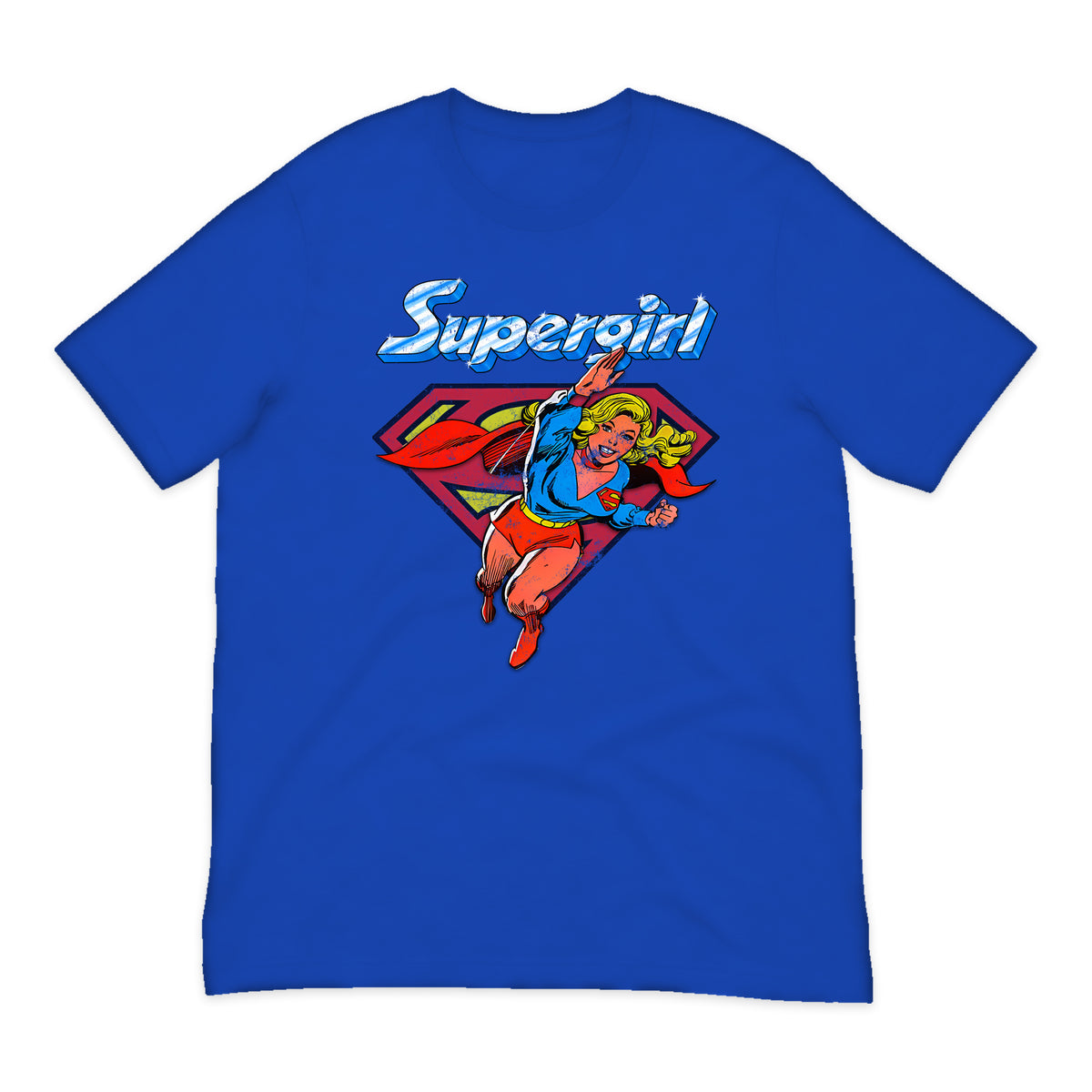 Supergirl Classic Flight T-Shirt in Royal Blue