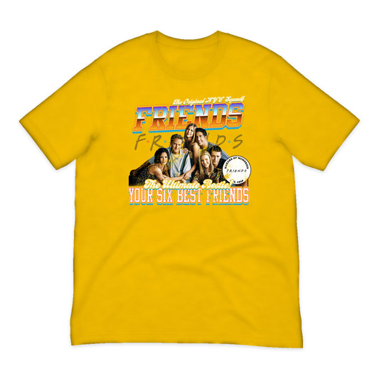 Friends Cast Varsity T-Shirt in Golden Yellow