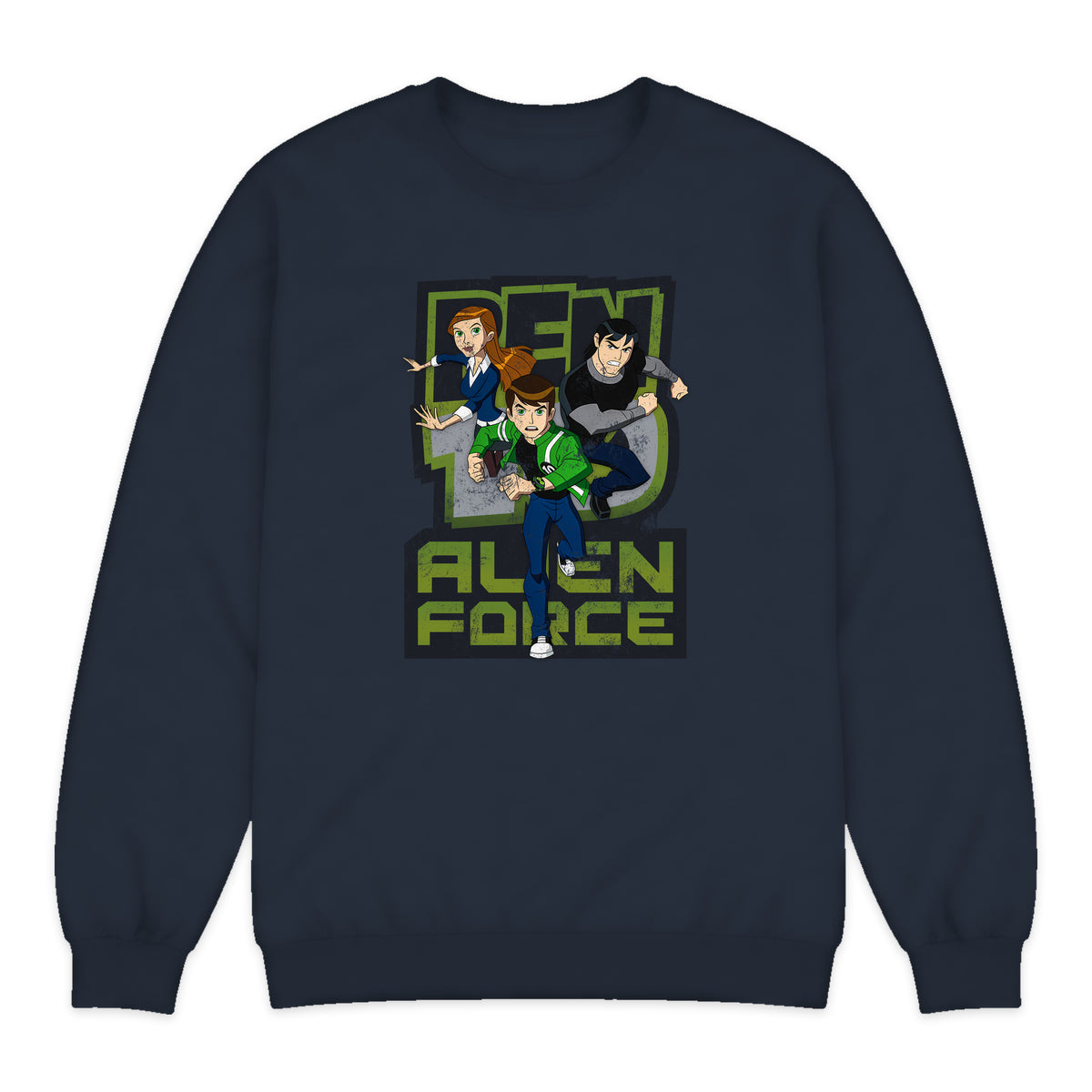 Ben 10 Alien Force Team Crewneck Sweatshirt in Navy
