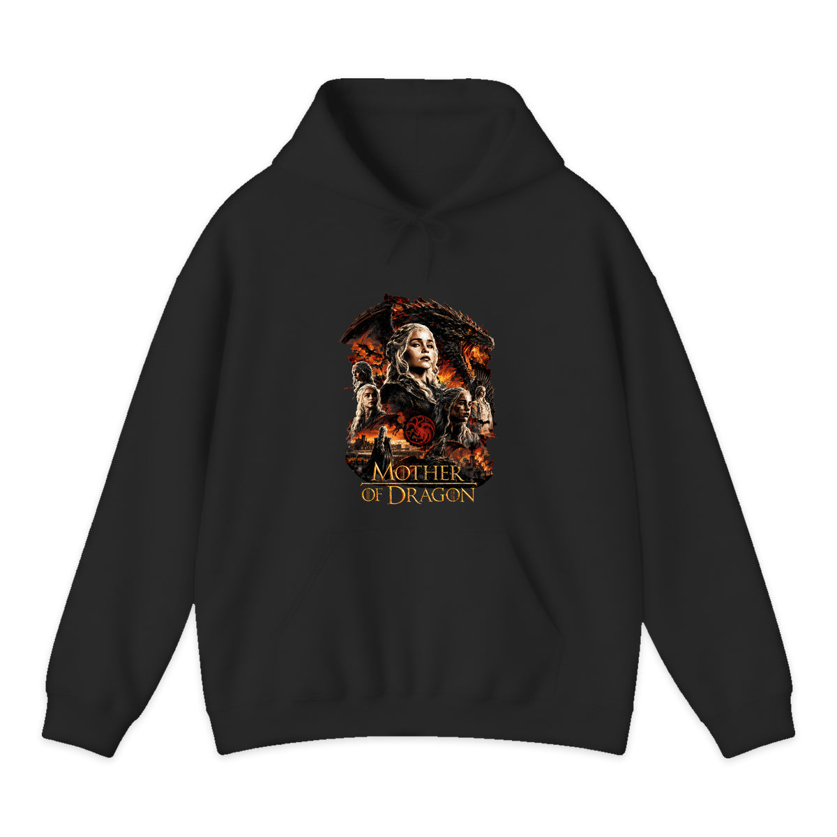 Game of Thrones Mother of Dragons Hoodie in Black