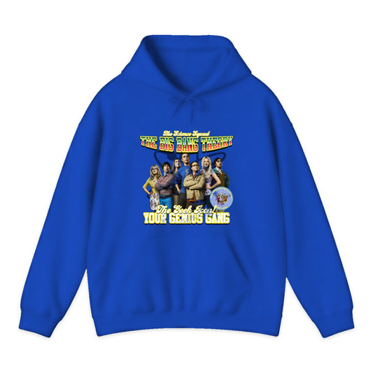 Big Bang Theory Cast Varsity Hoodie in Royal Blue