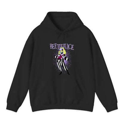 Beetlejuice Animated Pose Hoodie in Black