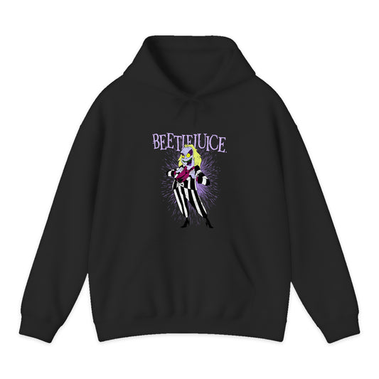 Beetlejuice Animated Pose Hoodie in Black