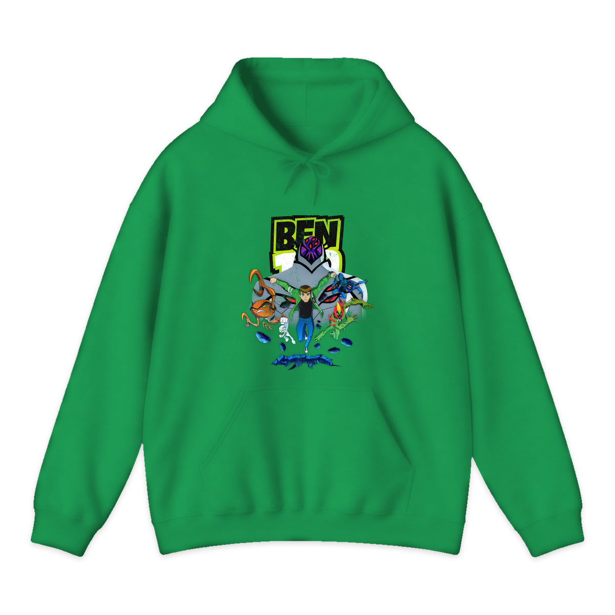 Ben 10 Alien Force Hero Hoodie in Bright Green