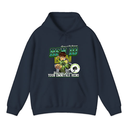 Ben 10 Omnitrix Varsity Hoodie in Navy