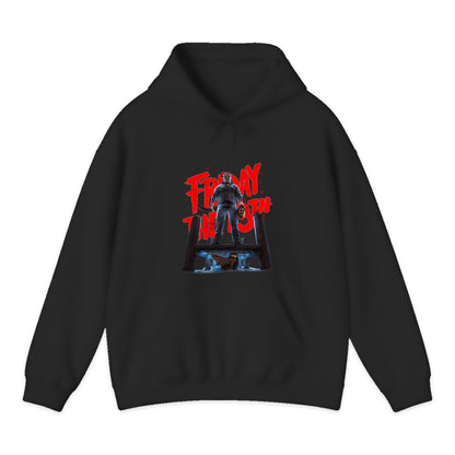 Friday the 13th Jason Dock Hoodie in Black