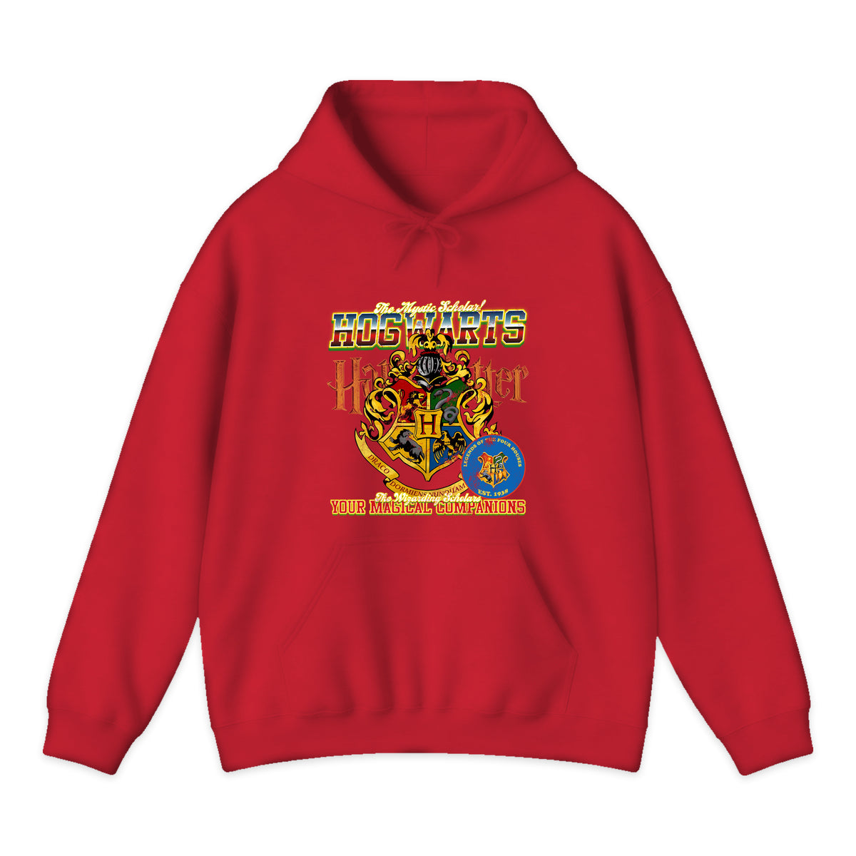 Harry Potter Hogwarts Varsity Hoodie in Bright Red