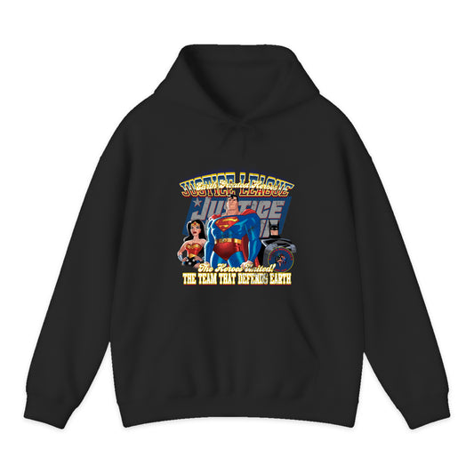 Justice League Heroes United Hoodie in Black