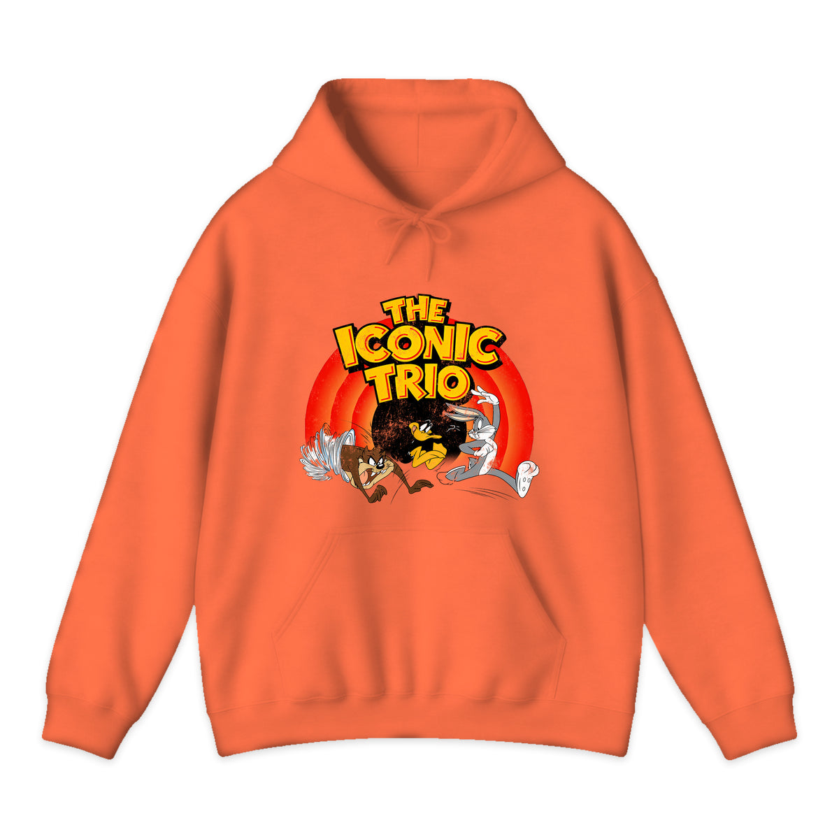 Looney Tunes Iconic Trio Hoodie in Orange
