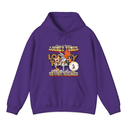 Looney Tunes Troublemakers Hoodie in Purple