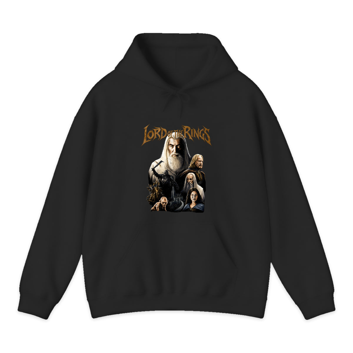 Lord of the Rings Middle-earth Cast Hoodie in Black