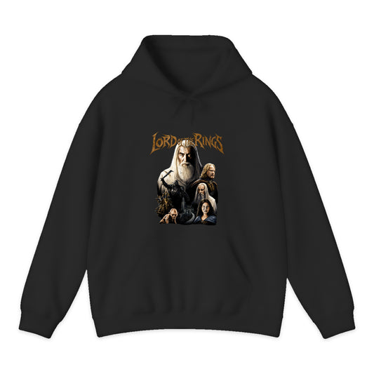 Lord of the Rings Middle-earth Cast Hoodie in Black