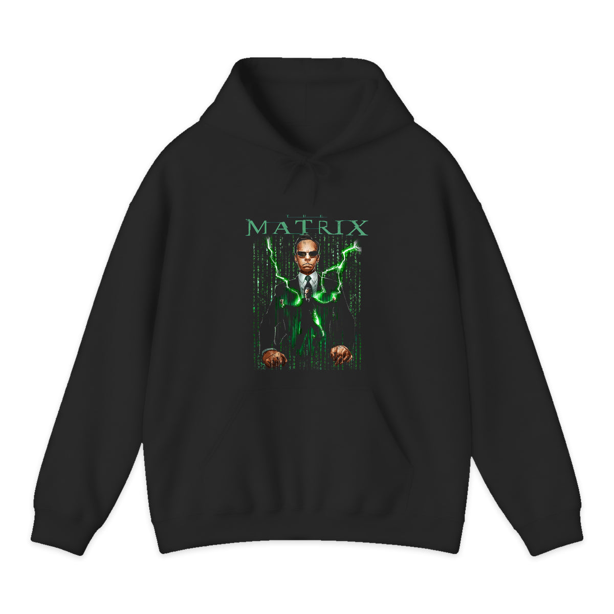 The Matrix Morpheus Lightning Hoodie in Black