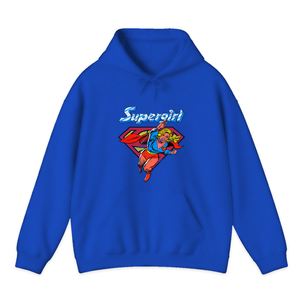 Supergirl Classic Flight Hoodie in Royal Blue