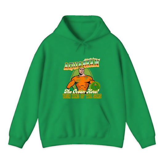 Aquaman Atlantis Varsity Hoodie in Bright Green