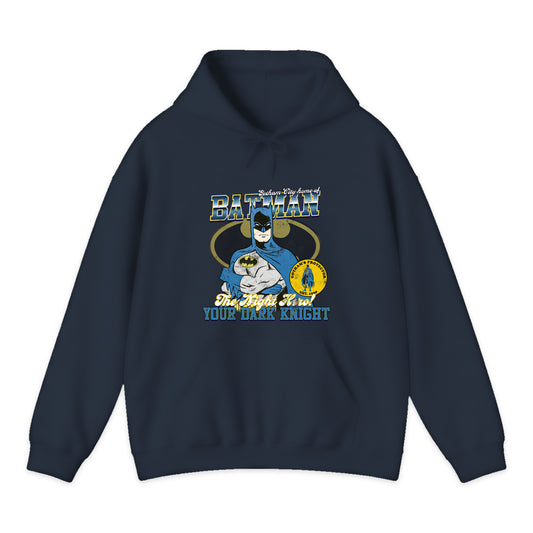 Batman Gotham Varsity Hoodie in Navy