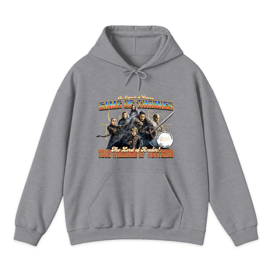 Game of Thrones Cast Varsity Hoodie in Heather Gray