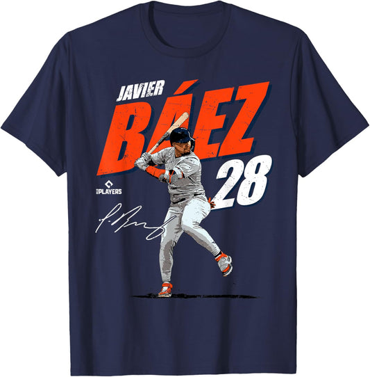 Javier Baez | Detroit Baseball Players | MLBJBZ3001 T-Shirt