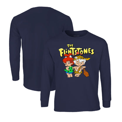 The Flintstones Long Sleeve T-Shirt in Navy