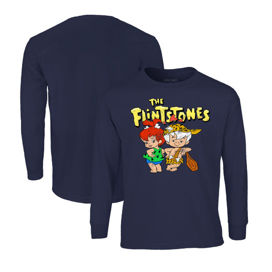 The Flintstones Long Sleeve T-Shirt in Navy