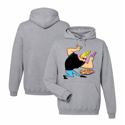 Johnny Bravo Hoodie in Graphite Heather