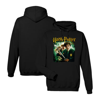 Harry Potter Trio Hoodie in Black