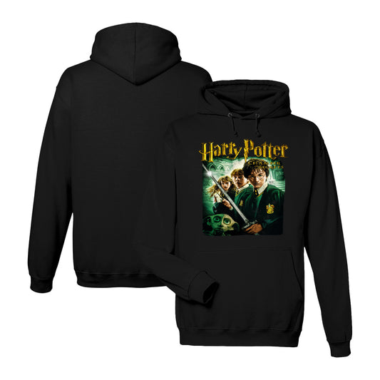 Harry Potter Trio Hoodie in Black