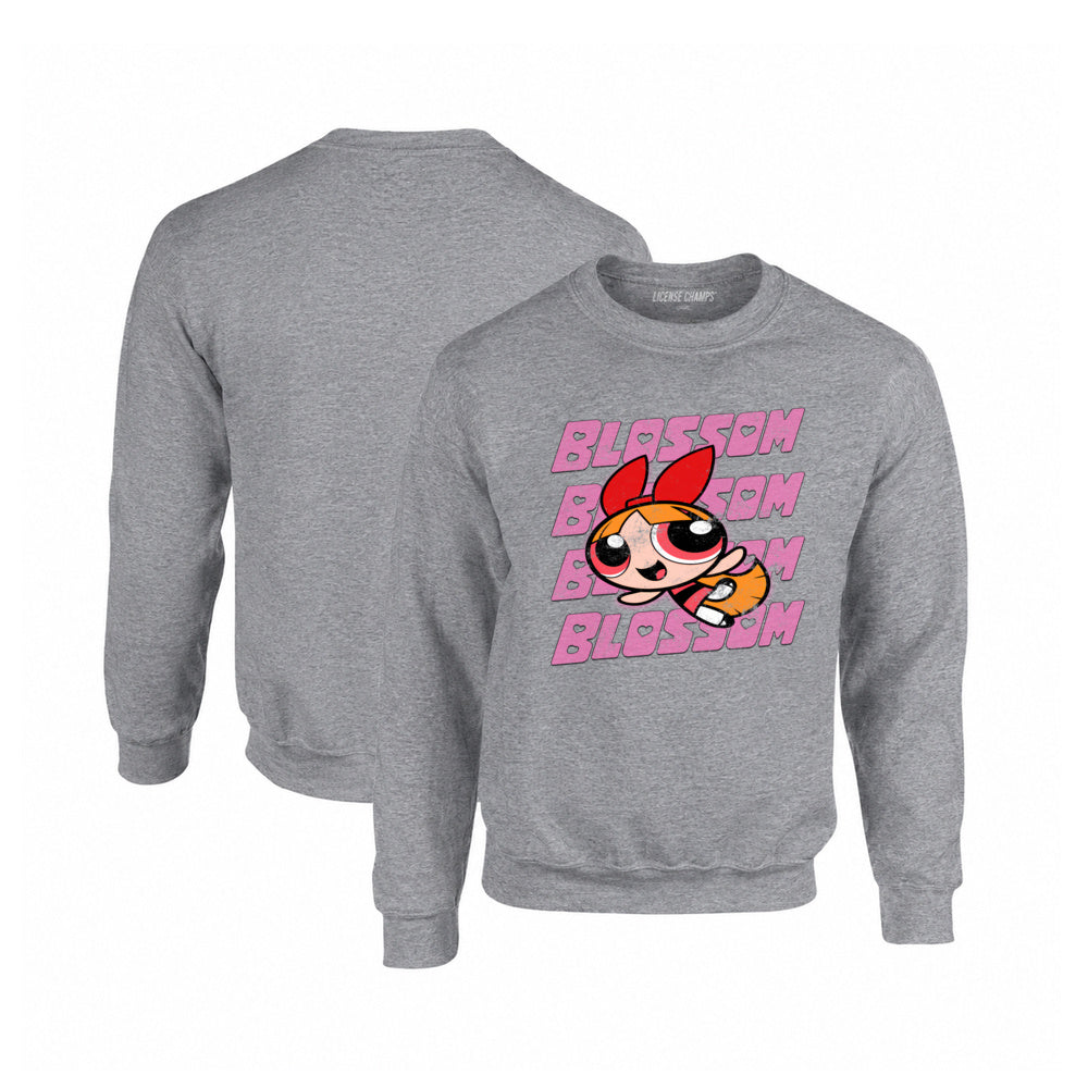Powerpuff Girls Crewneck Sweatshirt in Graphite Heather