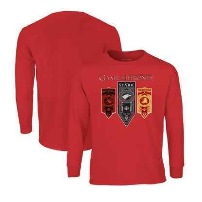 Game of Thrones Long Sleeve T-Shirt in Red