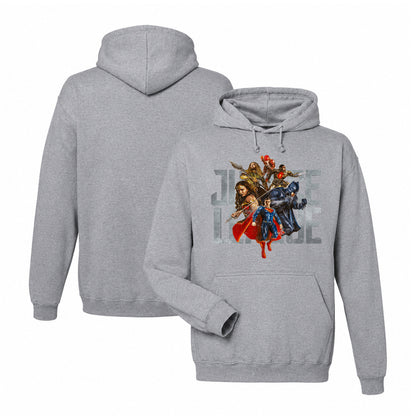 Justice League Hoodie in Graphite Heather