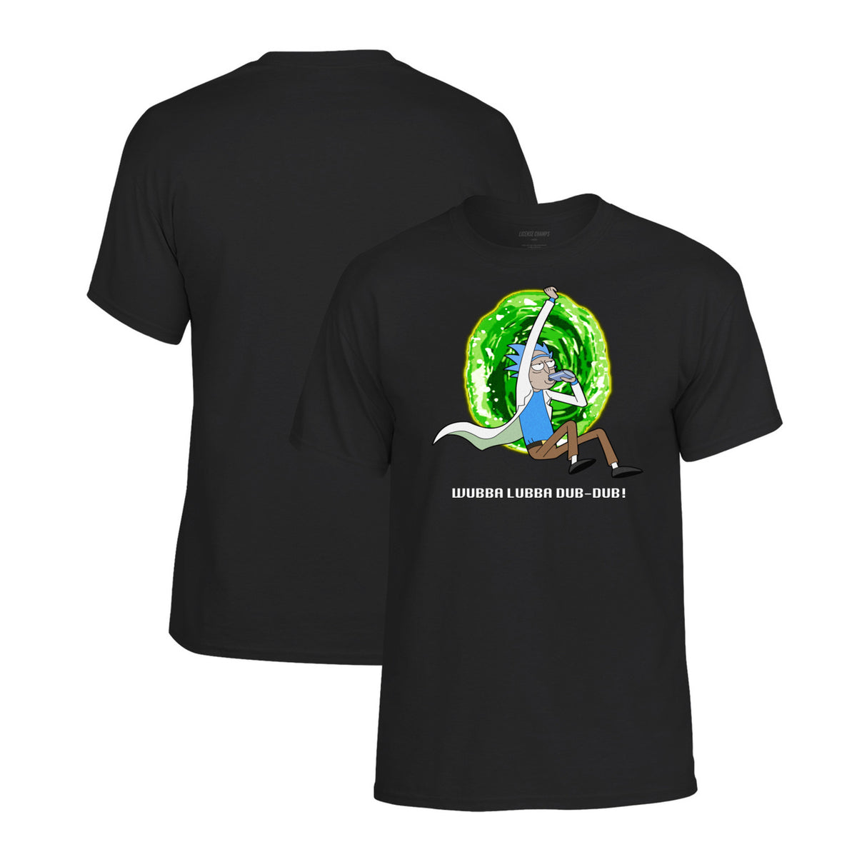 Rick and Morty T-Shirt in Black