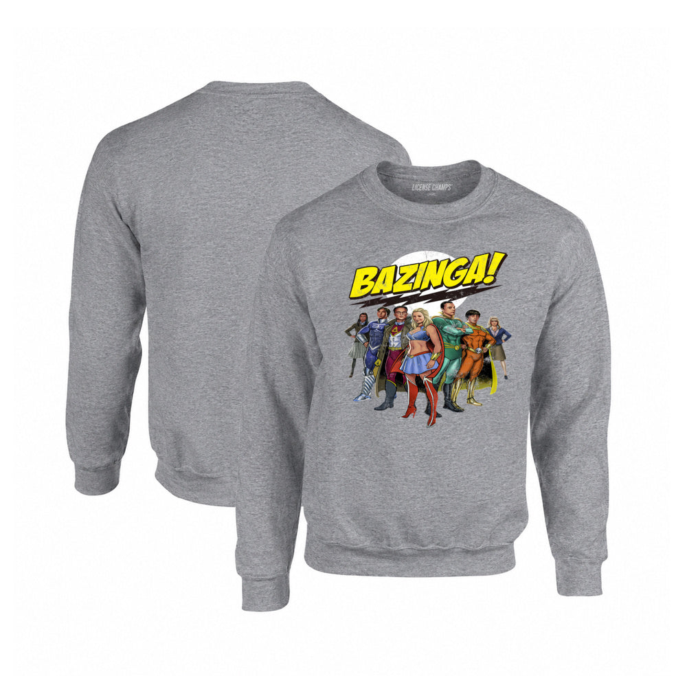 The Big Bang Theory Crewneck Sweatshirt in Graphite Heather