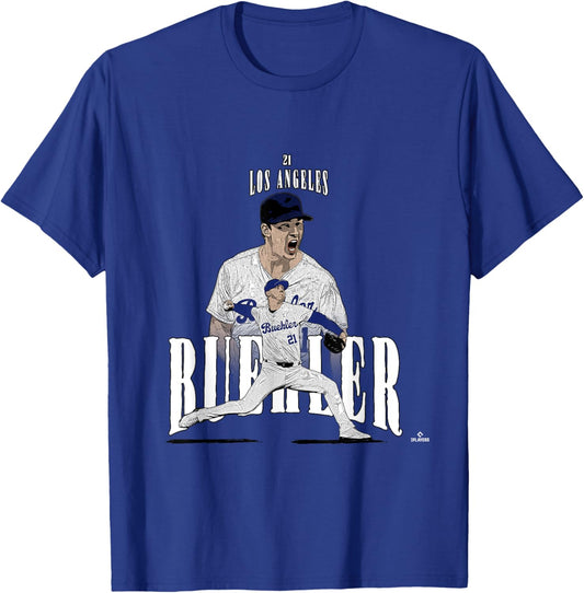 Walker Buehler | Los Angeles Baseball Players | MLBWBR3002 T-Shirt