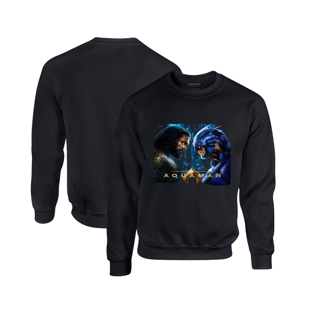 Aquaman Crewneck Sweatshirt in Black