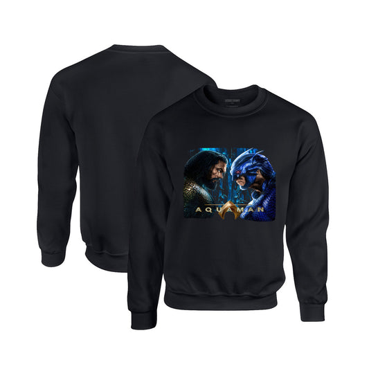 Aquaman Crewneck Sweatshirt in Black