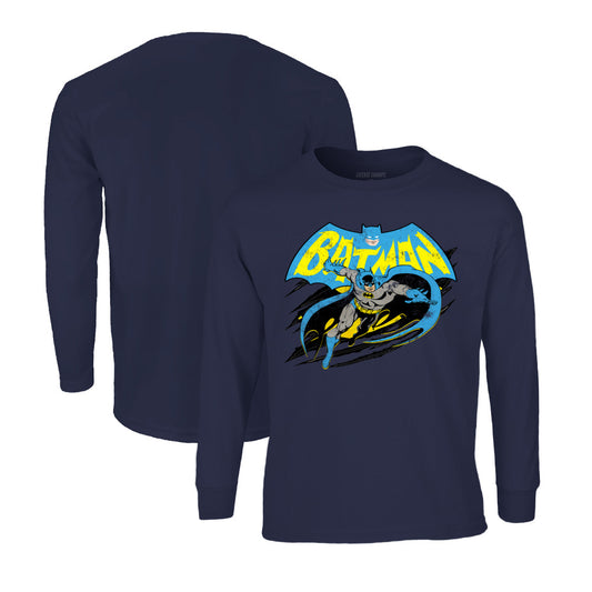 Batman Long Sleeve T-Shirt in Navy