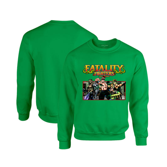 Mortal Kombat Crewneck Sweatshirt in Kelly Green