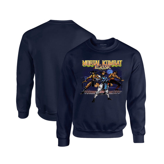 Mortal Kombat Crewneck Sweatshirt in Navy