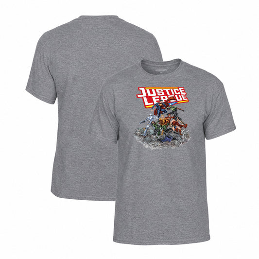 Justice League T-Shirt in Graphite Heather