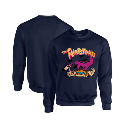 The Flintstones Dino and Fred Crewneck Sweatshirt