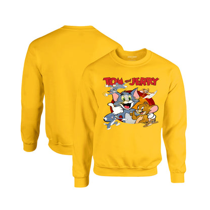 Tom and Jerry Classic Chase Crewneck Sweatshirt