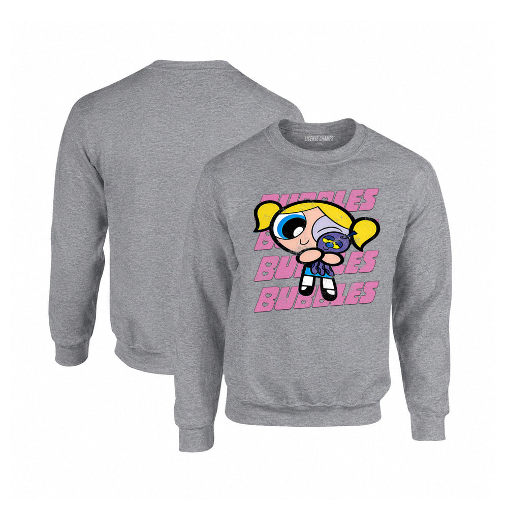 Powerpuff Girls Crewneck Sweatshirt in Graphite Heather