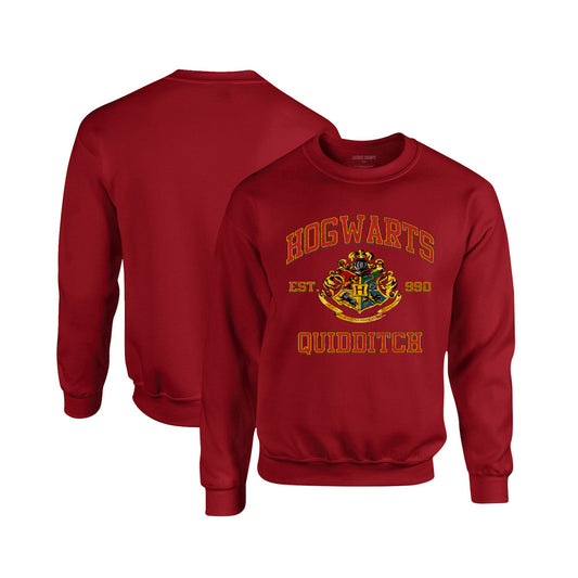 Harry Potter Crewneck Sweatshirt in Crimson Red