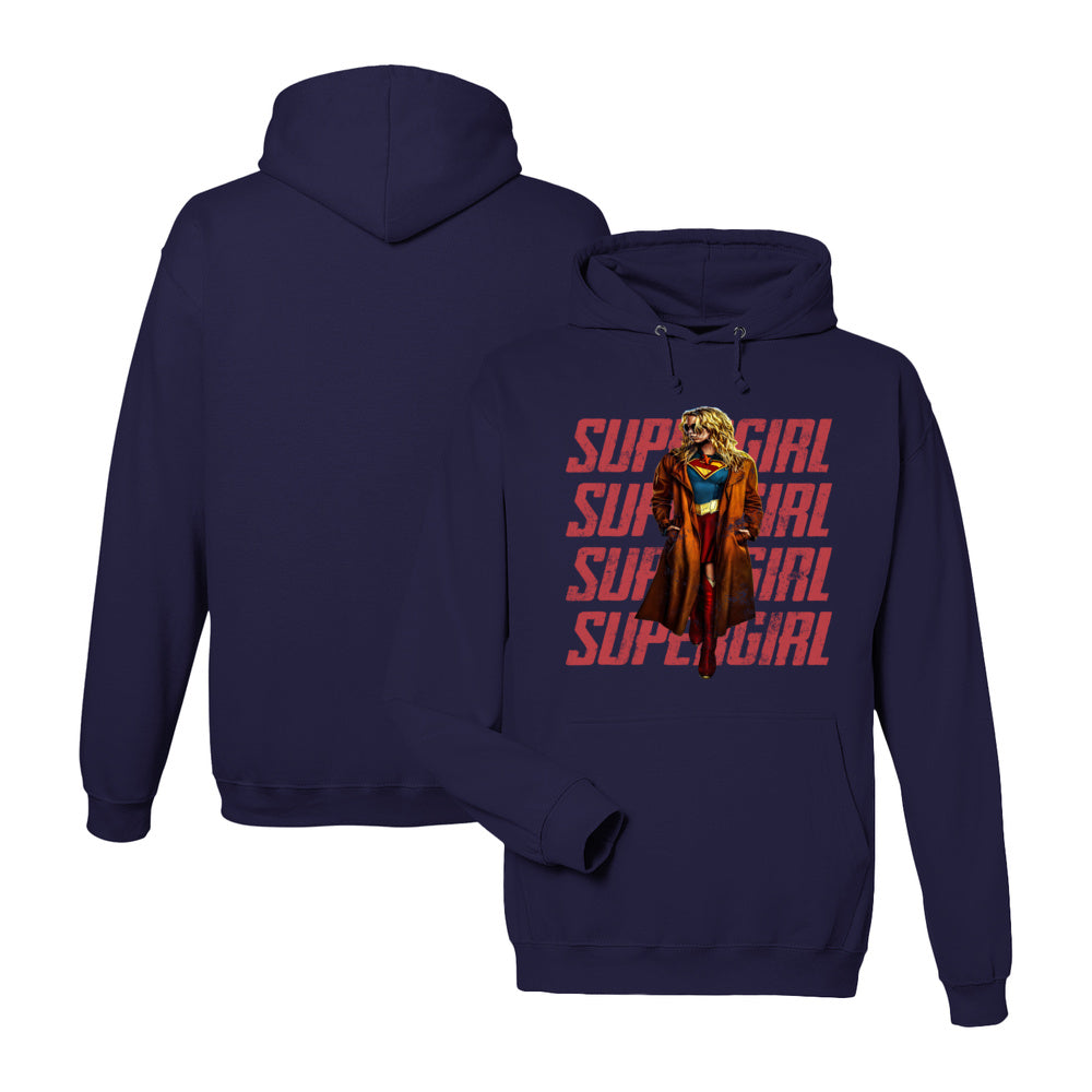 Supergirl Hoodie in Navy