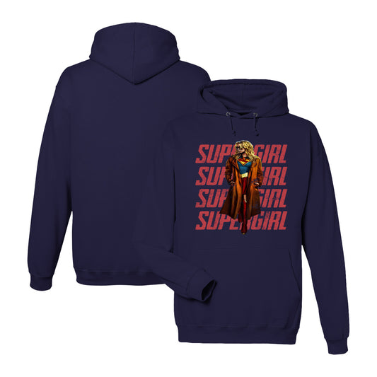 Supergirl Hoodie in Navy