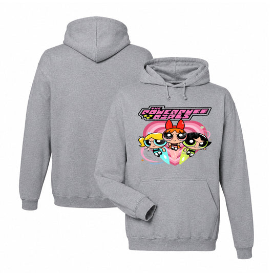 Powerpuff Girls Hoodie in Graphite Heather